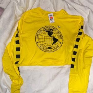 Vans Long Sleeve Crop Top